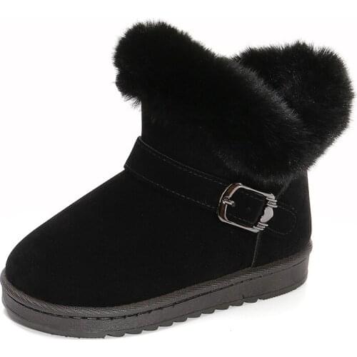 Kid Winter Shoes 2020 For Baby Girls Snow Boots ChildrenS Shoes For Toddler Girl School Fashion Furry Keep Warm boots 1 6 12