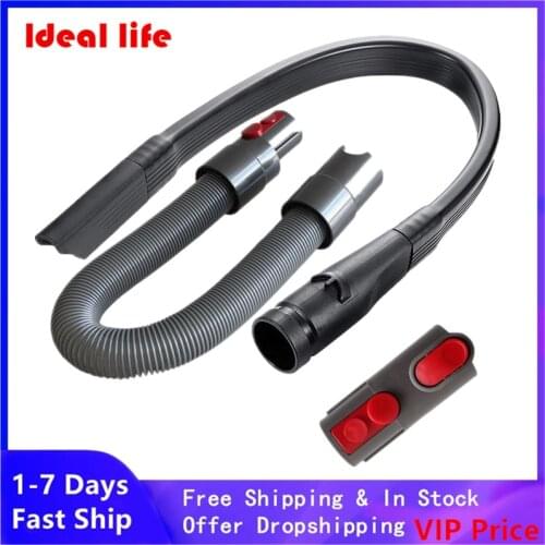 Flexible Crevice Tool +Adapter + Hose Kit For Dyson V8 V10 V7 V11 Vacuum Cleaner Adapters Sweeper Cleaing Tool Hoses Replacement