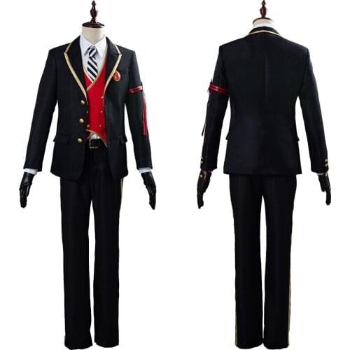 Twisted Cosplay Wonderland Riddle/Trey/Deuce/Cater/Ace Cosplay Costume Adult Uniform Outfit Halloween Carnival Costume