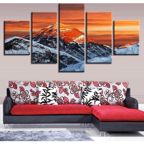Beautiful Scenery HD Printed 5 Piece Canvas Art Scenery Painting Wall Pictures for Living Room Home Decor Anime Poster Wall Art