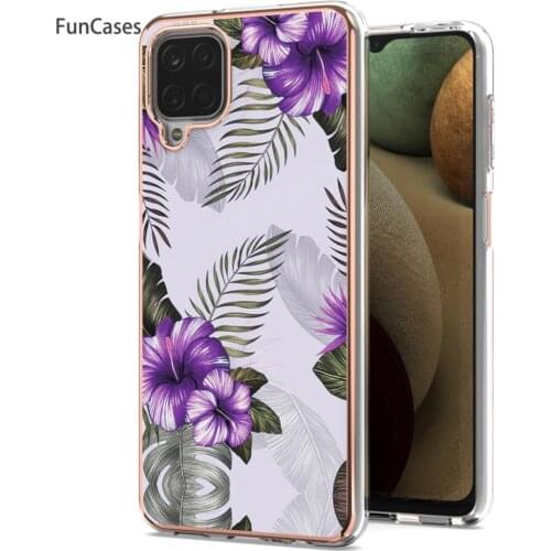 Colorful Smart Phone Cases For Samsung A12 5G Cover Glitter Case Soft IMD Pouch Protector Samsung telefon A12 Capinhas Galasy