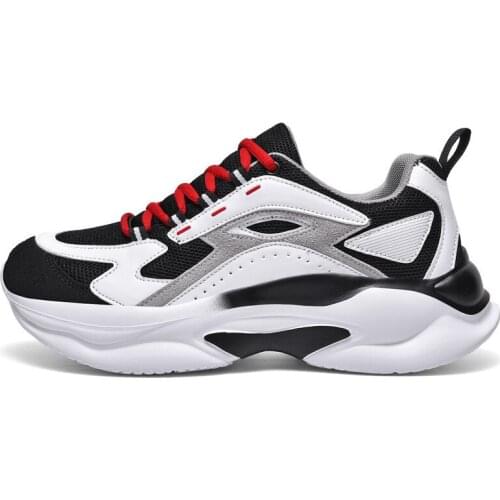 Platform Dad Shoes Women Sneakers Big Size Height Increase Running Shoes Lace-Up Breathable Mesh Men Trainers Sports Tennis Shoe