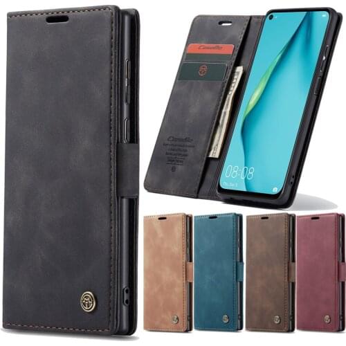 Magnet Phone Case for Huawei P Smart 2021 PSmart 2021 Cases Multi Card Flip Leather Case for Huawei Y7A Y7 A Y 7A Back Cover