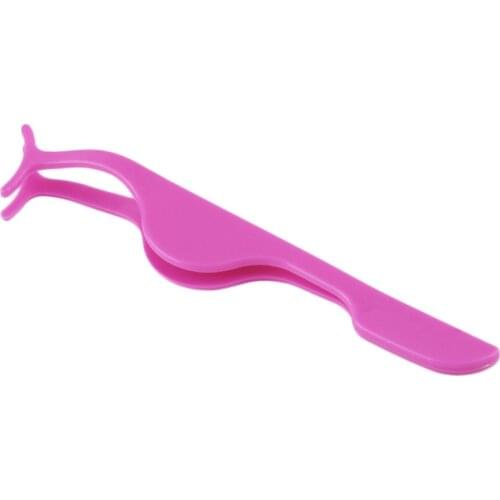 Multifunctional False Eyelashes Extension Clamp Plastic Auxiliary Clip Tweezers Modern Beauty Tool Drop Shipping