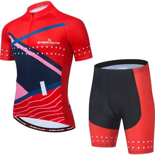 Summer 2021 Mens Cycling Shirt Sweat Absorbing and Moisture Dispersing Cycling Dress Short Sleeve Set