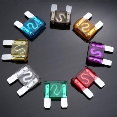 New Arrival 24pcs Big Maxi Blade Fuse Assortment Set Car Truck RV Electrical Fuse Kit 20A 30A 40A 50A 60A 70A 80A 100A