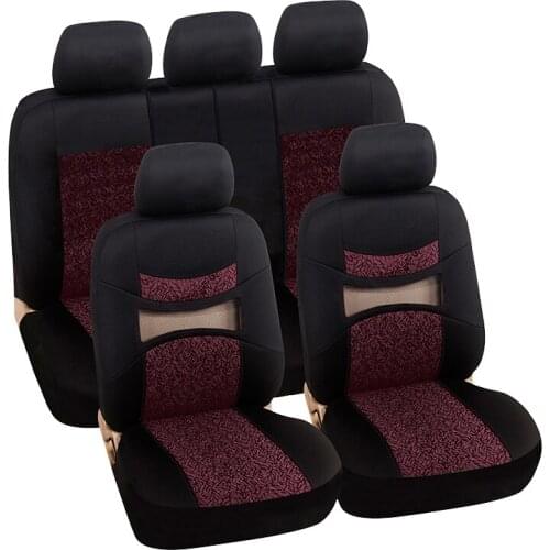 2020 New Universal 3 Color Hollow Breathable Car Seat Cover Four Seasons Polyester Seat Cover Fit For Most Car Seat Covers