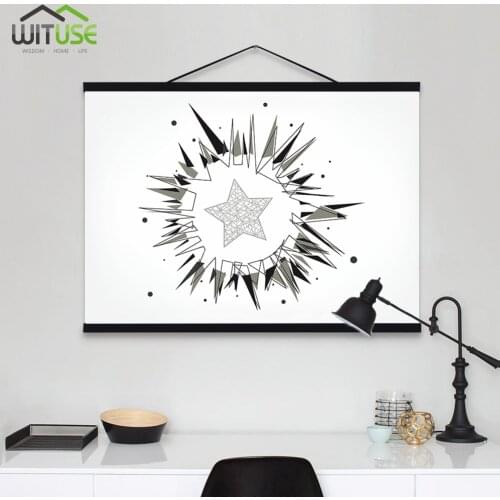 21cm to 60cm Poster and Prints Wooden Hanger Photo Frame DIY Magnet Wood Picture Wall Hanging Nordic Home Wall Art Decor A4 A3