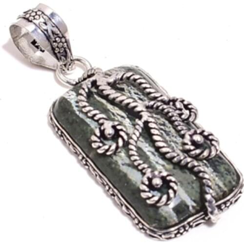 Silver Line Pendant Silver Overlay over Copper , 52.8 mm, P6995