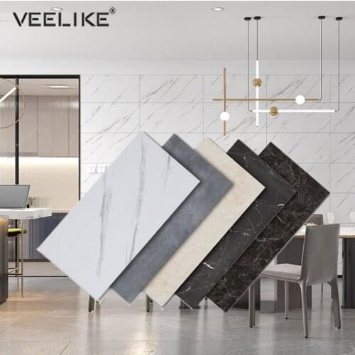 Modern Self-adhesive Wall Stickers for Kitchen Living Room Background Home Decor Vinyl Floor Waterproof Renovation Tiles Patches