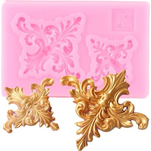 Sugarcraft Cake Vintage Relief Silicone Mold DIY Party Cake Decorating Tools Cake Border Fondant Mold Candy Clay Chocolate Molds