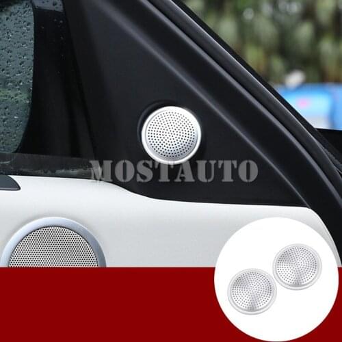 For Land Rover Discovery 5 L462 Inner Car Door Audio Speaker Trim Cover 2017-2018 2pcs Car Accessories Interior Car Decor