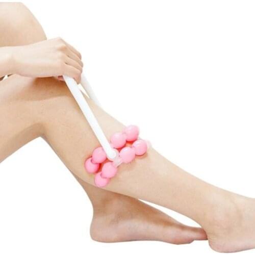 1 PC 16Roller Ball Leg Slim Massager Foot Calf Arm Waist Magic Shapely Relaxation Relieve Muscle Soreness Pain for Women