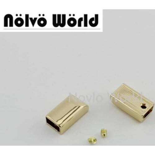 50pcs 5 colors 18X8mm Repair Small Zipper Stopper For Open End DIY Sewing Accessories Garment Bags Purse Tailor Tools