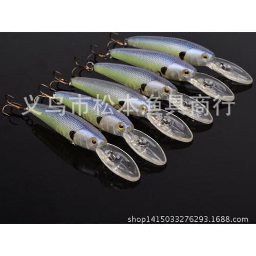 50pcs/lot DW-1018 3.7" 9.5cm sequins Lure Fishing Bait lures Minnow lures 0.24OZ 7g