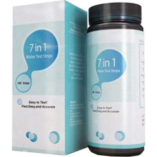 50 Pcs Water Quality Test Strips 7-in-1 Aquarium Fish Tank Pool