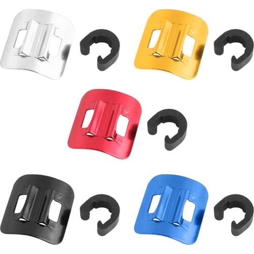 5pcs Bicycle C Shape Buckle MTB Bike Brake Line Case Cable Tube Fixed Base C-Shape Buckle Clasp Bicycle C Clips Outdoor Cycling
