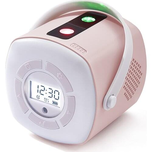 Sky Star Children Room Night Light Atmosphere LED Projector Lamp Bedroom Music Alarm Clock Multi-function Glowing Alarm Clock
