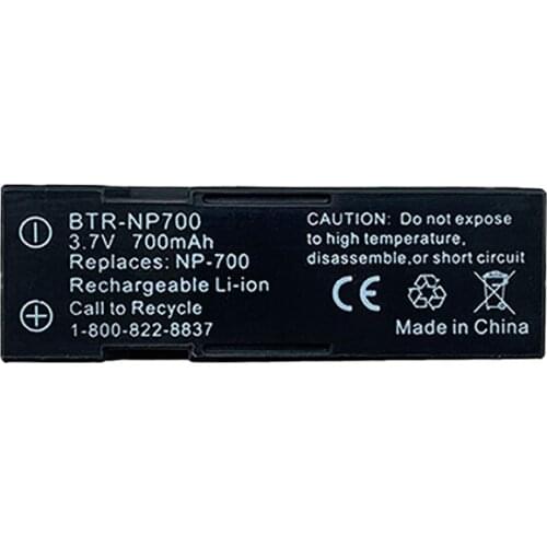 BTR-NP700 for Konica Minolta DiMAGE X50 DiMAGE X60 Digital Camera Battery BTR-NP700-J DB-30 NP-100 3.7V 700mAh Li-Ion Battery