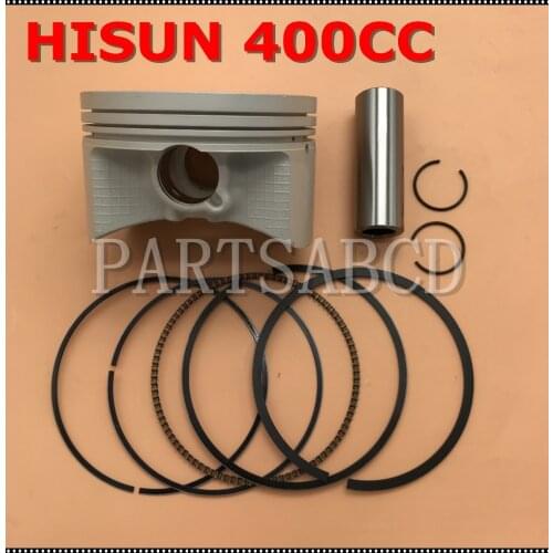 HISUN 400CC HS400 Piston Set with Ring Clips and Pin