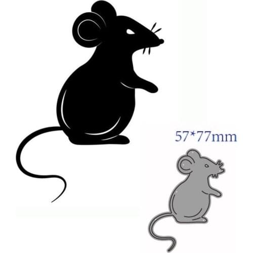 Metal cutting dies cut die mold Animal mouse decoration Scrapbook paper craft knife mould blade punch stencils