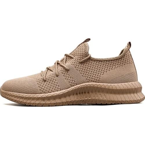 Mens Running Shoes Summer Mesh Cushioned Sneakers Lace-up Lightweight Comfortable Breathable Walking Shoes XL 48 Mens Sneakers