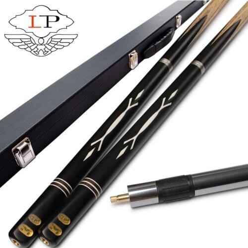 LP Duba 3/4 Snooker Cue Stick 9.8~10mm Tips 3 4 Snooker Cues Case Set Handle Inlay Technology China