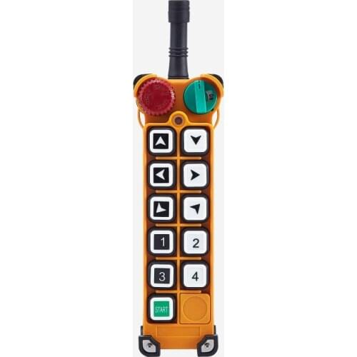 Telecontrol ten single speed industrial cordless EOT overhead crane radio remote control F24-10S