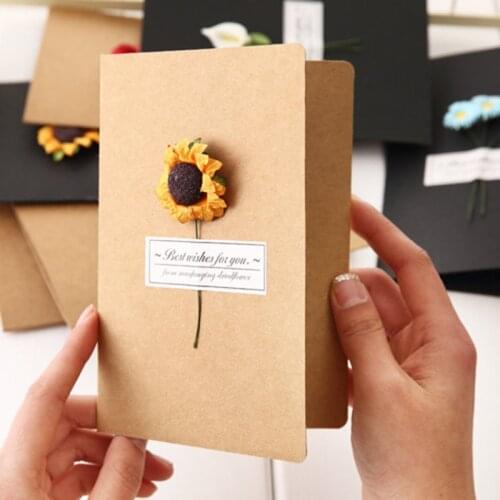 Gift Box Decoration Dried Flowers Cards Invitations Postcards Gift Card Invitations Wedding Invitations Christmas Cards