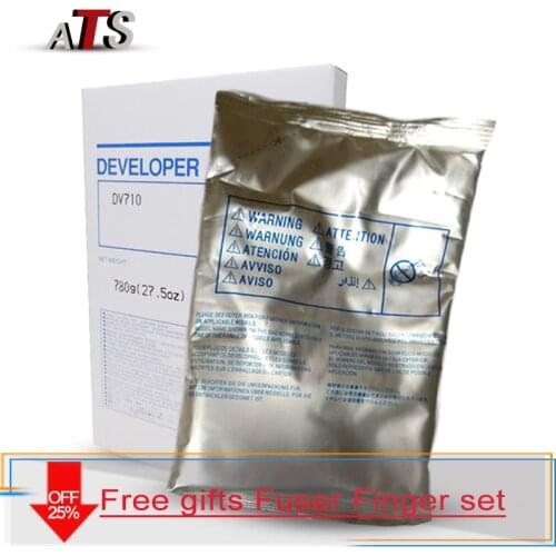 780g Black Developer Powder DV710 For Konica Minolta bizhub BH 600 601 750 751 compatible Copier parts BH600 BH601 BH750 BH751