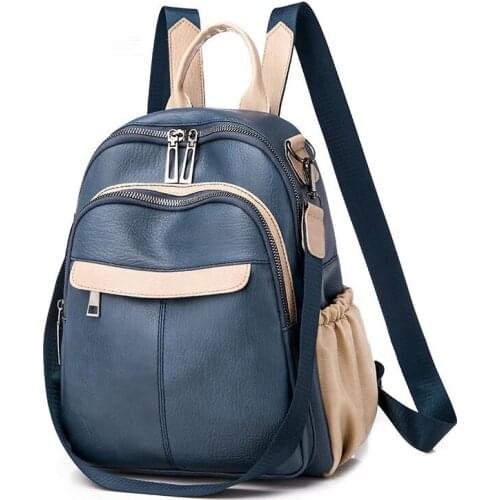 Bagpack Luxury Women Backpack Leather Laptop Backpacks for Teenage Girls Female School Shoulder Bags for Women 2019 Mochila Sac