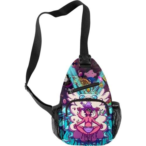 The Midinght Gospel 3D Merch Shoulder Bag Crossbody Outdoor Sports One Shoulder Chest Daily Canvas Crossbody Bag