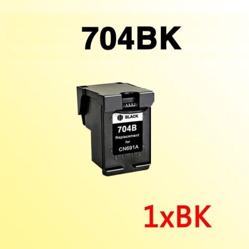 1x black ink cartridge compatible for704 compatible for 704 Deskjet for2010 2060 printer