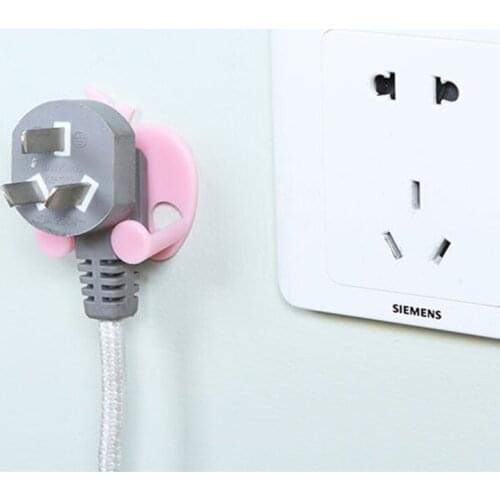 10Pcs Lovely Sticky Apple Shape Plug Linked Holder Hooks housekeeper decorative wall hooks Wall Hook organizer Bag Hanger home