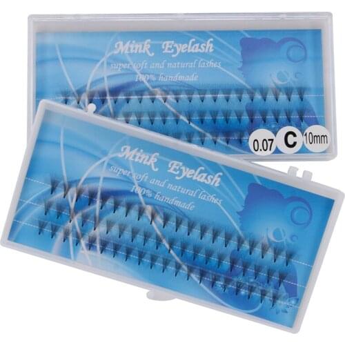 5Packs/lot Individual Flare Lashes Cluster False Eyelashes 10D
