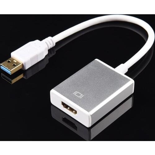 USB 3.0 to HDMI Converter Adapter Cable Multi Monitor Adapter External Video Card HD 1080P