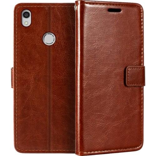 Case For TP-Link Neffos C7 Wallet Premium Leather Magnetic Flip Case Cover With Card Holder And Kickstand For TP-Link Neffos Y7