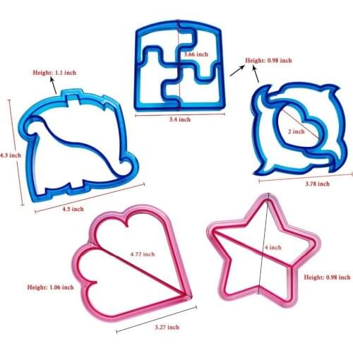Kids Children DIY Lunch Sandwich Toast Cookies Mold Cake Bread Biscuit Food Cutter Mould