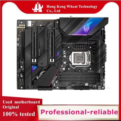 For ASUS ROG STRIX Z590-E GAMING WIFI Motherboard Socket LGA 1200 M.2 nvme ssd Z590 Used Original Desktop Mainboard