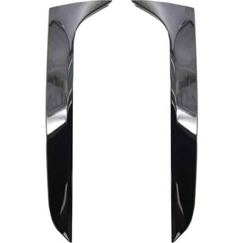 Gloss Black Rear Window Side Spoiler Canard Canards Splitter For Audi A4 B8 Allroad Avant 2009 2010 2011 2012 2013 2014 2015-16