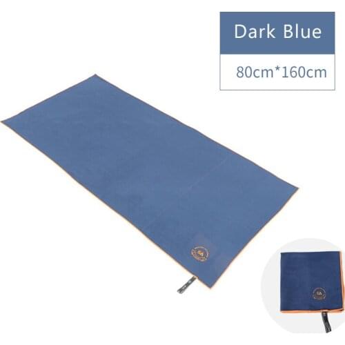 Hiturbo Microfiber Suede Quick Dry Water Absorption Sandless Plain Towel