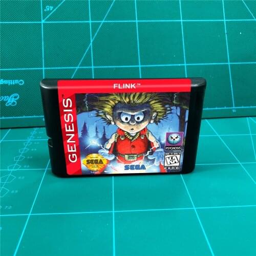 The Mis adventures of Flink - 16 bit MD Games Cartridge For MegaDrive Genesis console