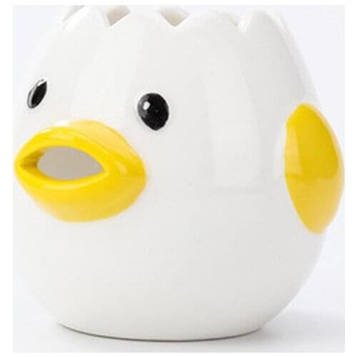 Ceramic Chick Shape Yolk Separator Protein Separation Food-grade Tools Kitchen Gadgets Lovely Chick Egg Divider Eco-friendly