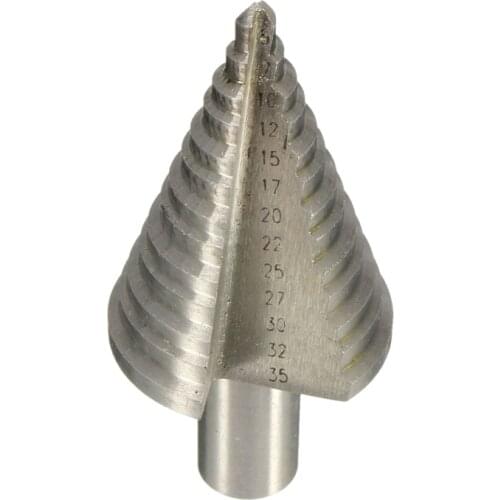 5-35Mm 13 Steps Plating HSS Cone Drill Bit Titanium Hole Cutter Hex Shank Steel
