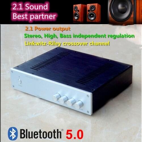 LM3886 BA1 2.1 channel subwoofer bass home audio amplifier power amplifier With Bluetooth 5.0