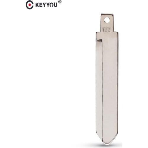 KEYYOU 1PCS Original NO.139 Metal Blank Uncut Flip KD For SGMW WuLing HongGuang S Remote Key Blade Type #139