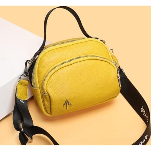 Fashion Women Genuine Leather Handbags High Quality Soft Cowhide Shoulder Bags Designer Female Messenger Bag New Luxury Tote Bag