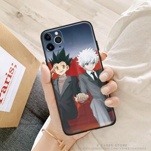 Gon Killua Hunter x Hunter Anime FOR iPhone Se 6 6s 7 8 Plus X Xr Xs 11 12 Mini Pro Max TPU Soft Silicone Phone Case Cover Shell