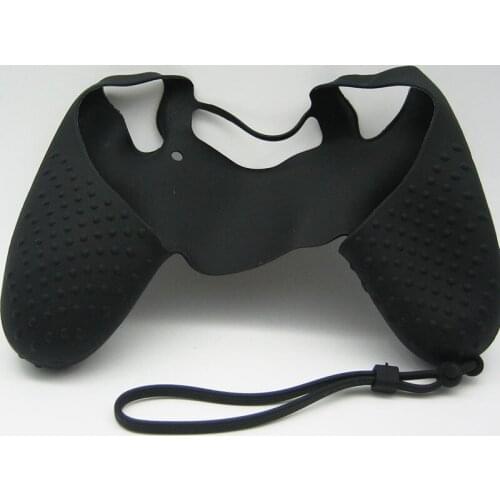 50pcs/lots Soft Silicone Protection Case Rubber Skin Non-slip Grip Cover Case for Sony PS4 PS4 Pro Slim Wireless Controller