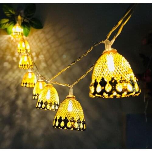 2020 New Christmas New Year decoration LED acorn lamp String light Battery or USB Powered outdoor courtyard decoration light